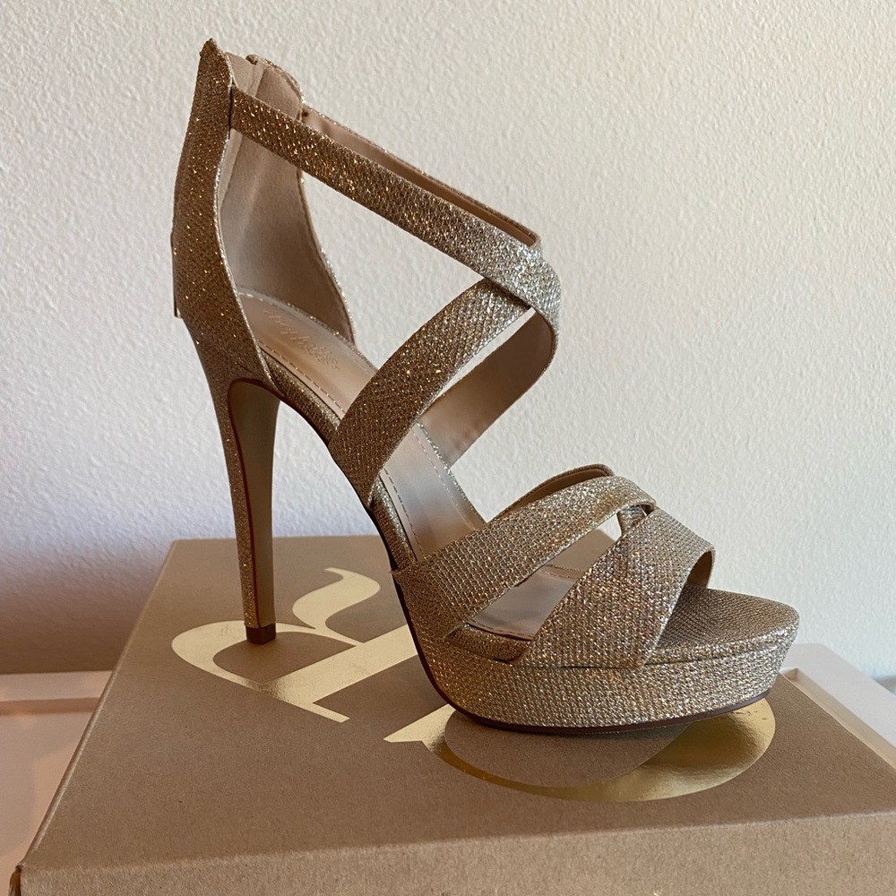 Gold Charlotte Russe Heels
